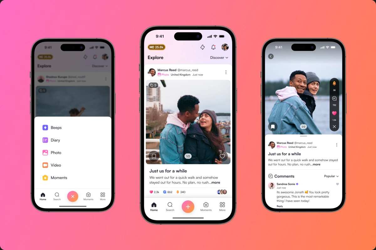 Connect social artwork