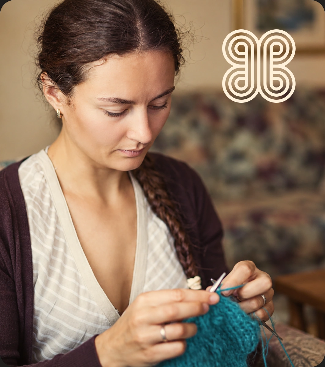 Hibba Bottega handmade knitting and woven monogram