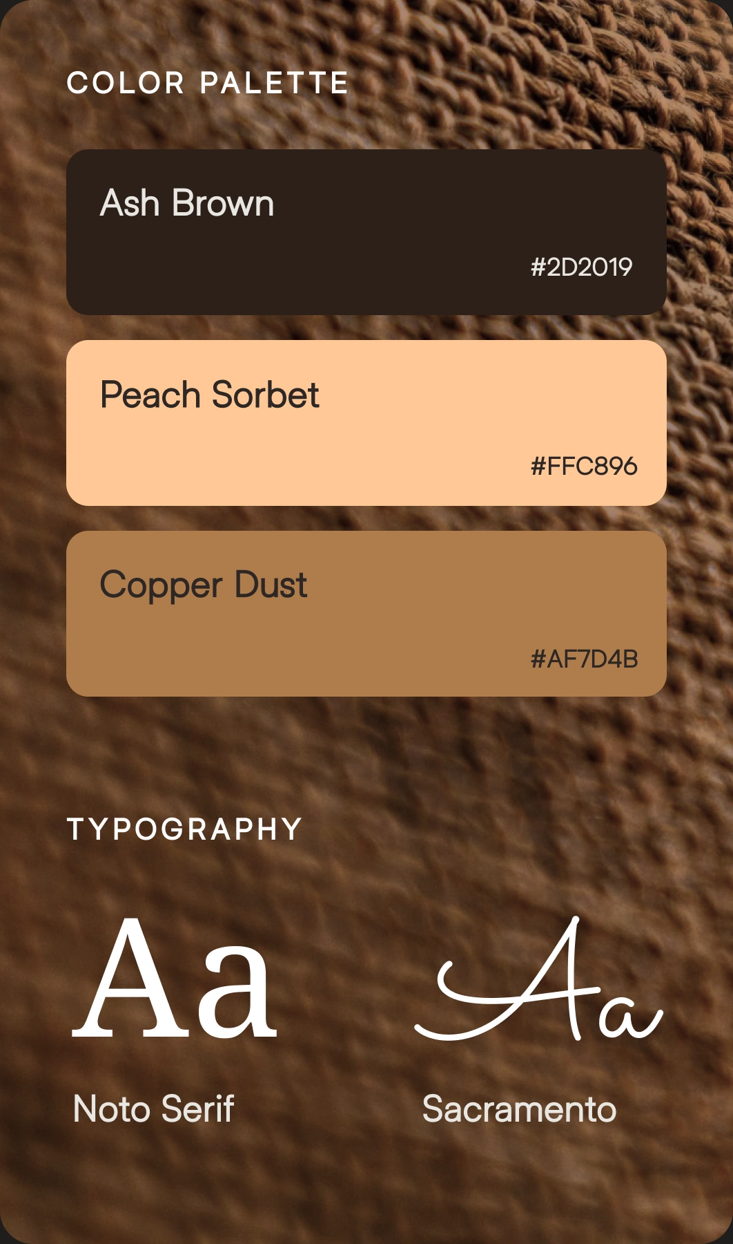 Hibba Bottega — One brand language