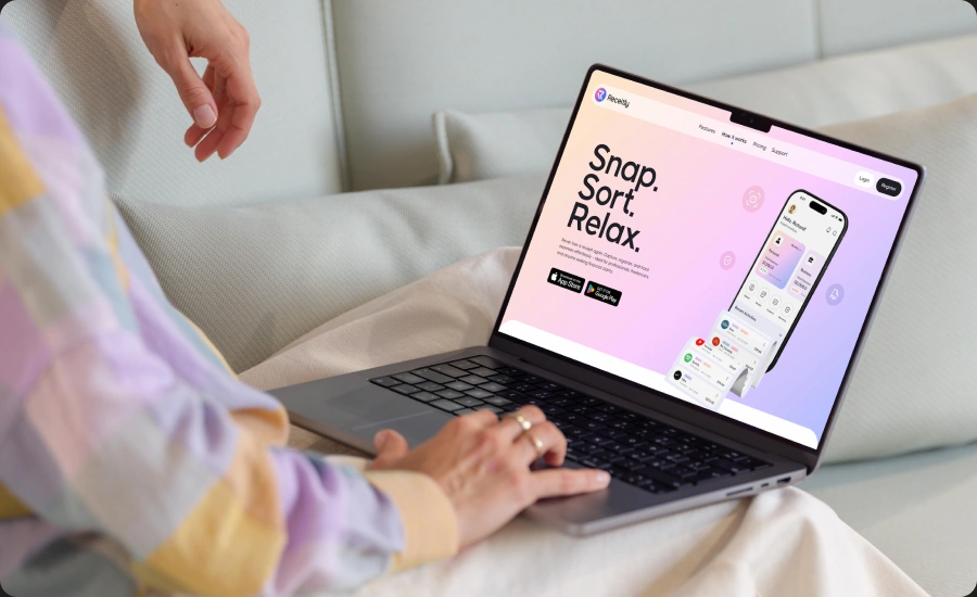 Receitly project showcase
